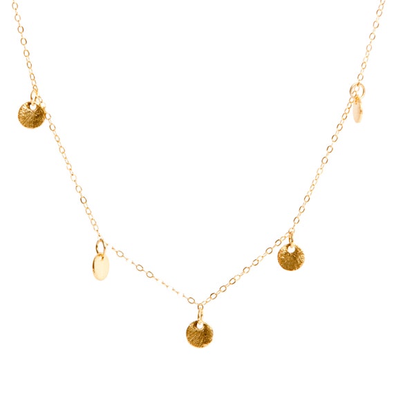 Pendants Celebration Charms 14K Yellow Gold Merry Christmas with Tree on Disc Charm Pendant