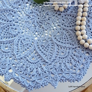 ALEXA from Simple Elegance Remastered; Crochet Patterns by Patricia Kristoffersen; textured thread design; Pdf; Farmhouse Decor; FiberArt