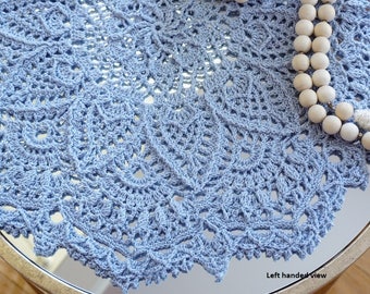 ALEXA from Simple Elegance Remastered; Crochet Patterns by Patricia Kristoffersen; textured thread design; Pdf; Farmhouse Decor; FiberArt