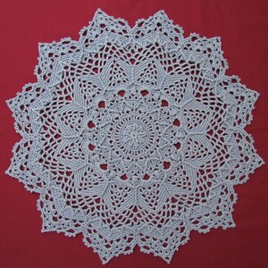 AMARETTO Doily .PDF pattern, Crochet, From Sweeter Coffee N Cream Doilies; Patricia Kristoffersen, One e-pattern, Rug Decor, Farmhouse decor