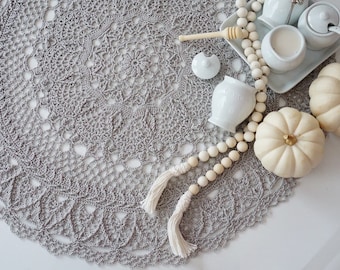 AURORA English from Simple Elegance Remastered; Crochet Patterns by Patricia Kristoffersen; textured thread design; Pdf; Farmhouse Decor