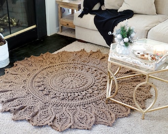 MOMENTOUS OCCASION; English, crochet Rug/doily pattern; pdf; Kristoffersen; Home decor; Popular Crochet Rug Digital ePattern; DIY, Cottage