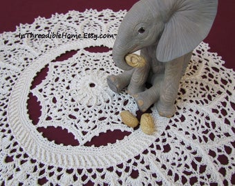 ESPRESSO REMASTERED English Doily .PDF pattern, Crochet; Patricia Kristoffersen, One e-pattern, Rug Decor, Farmhouse decor; textured