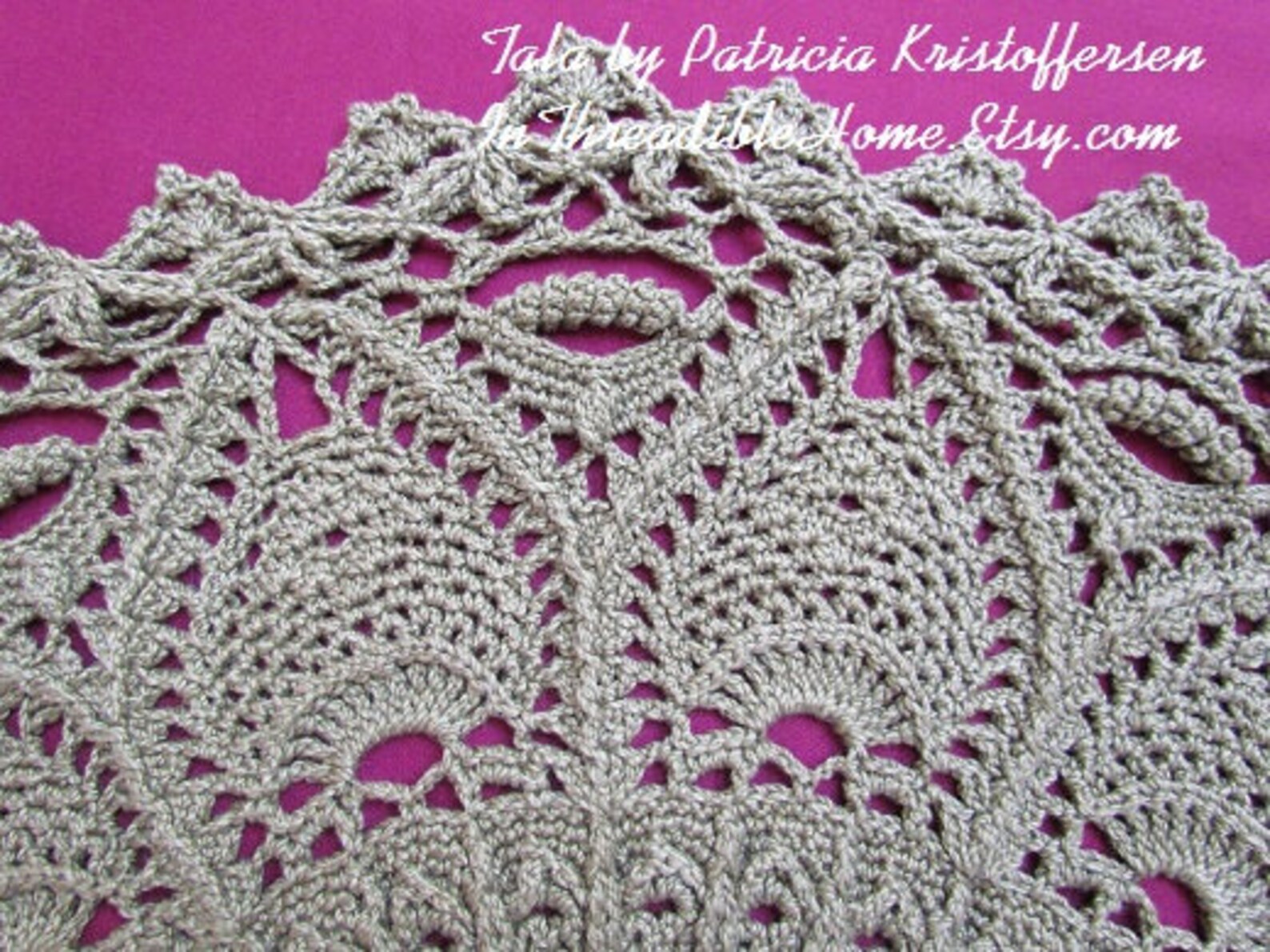 Tala Pattern TALA REMASTERED English Doily, Crochet Patterns by Patricia ...