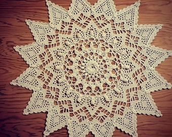 AMORETTE; English; Thread Crochet Doily Pattern; Kristoffersen; pdf; Home Decor; Frame Fiber; Farm Decor; exclusive design; Victorian Art;