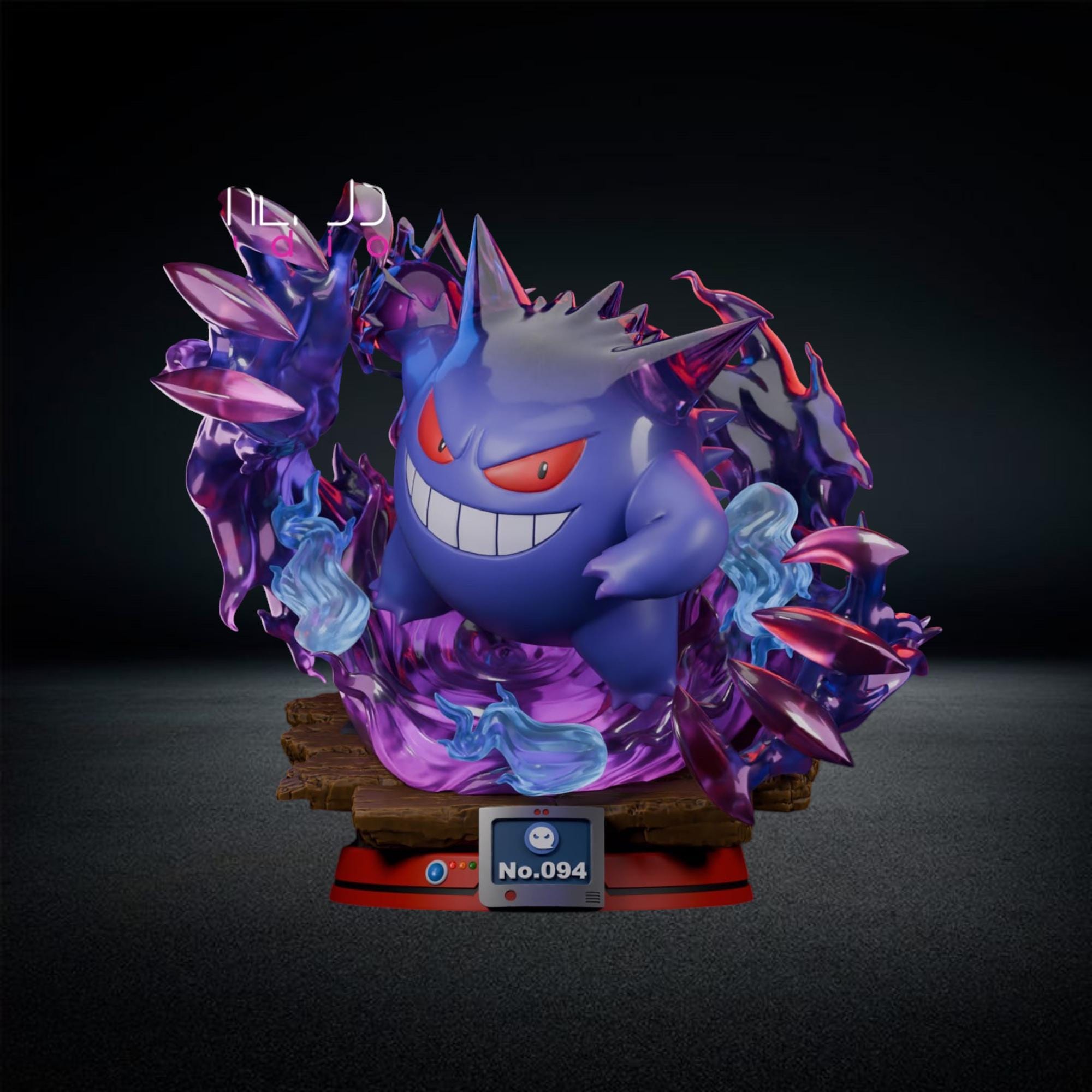 Gengar Figure - Etsy Hong Kong