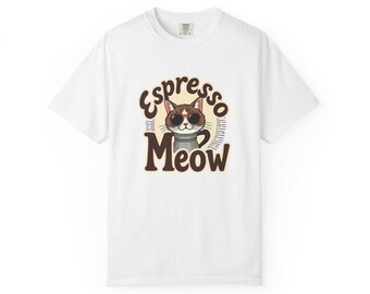 Koszulka Espresso Cat Coffee Lover