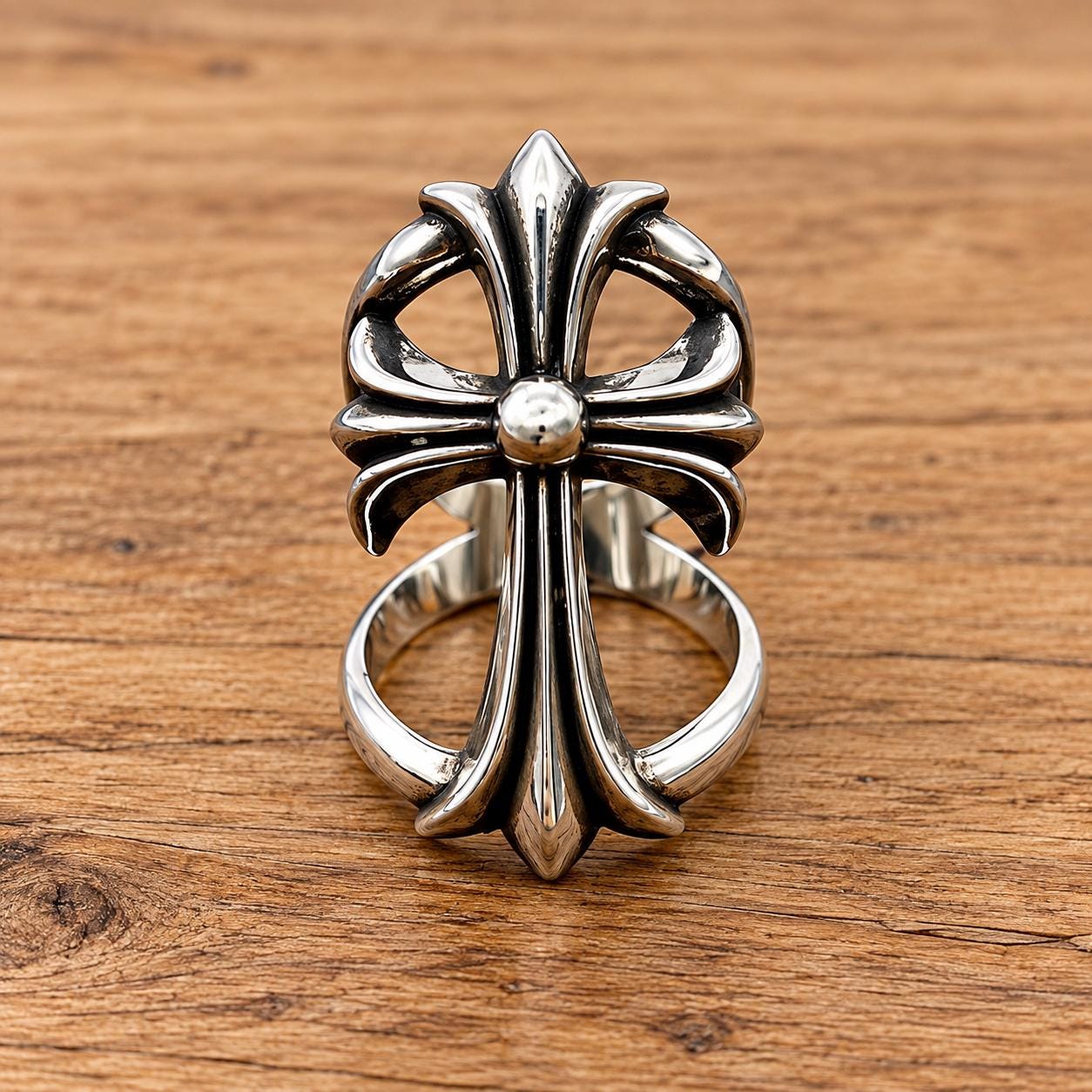 Chrome Hearts Cross Ring - Etsy