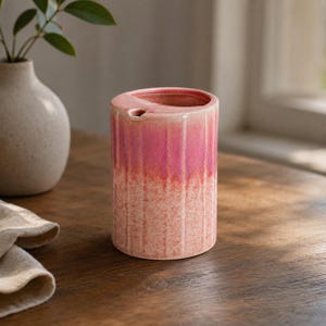 Personalized Ceramic Tumbler for Her, 520ml Coffee Cup, Custom Name Gift for Slow Mornings, Home or Office