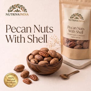 Pekannötter med skal | Naturlig gourmet Carya illinoinensis