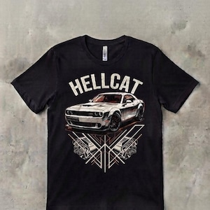 American Muscle Car T-Shirt, Supercharged V8 Tee, Retro Speed Demon Apparel, Car Guy Streetwear Gift, Automotive Graphic Shirt