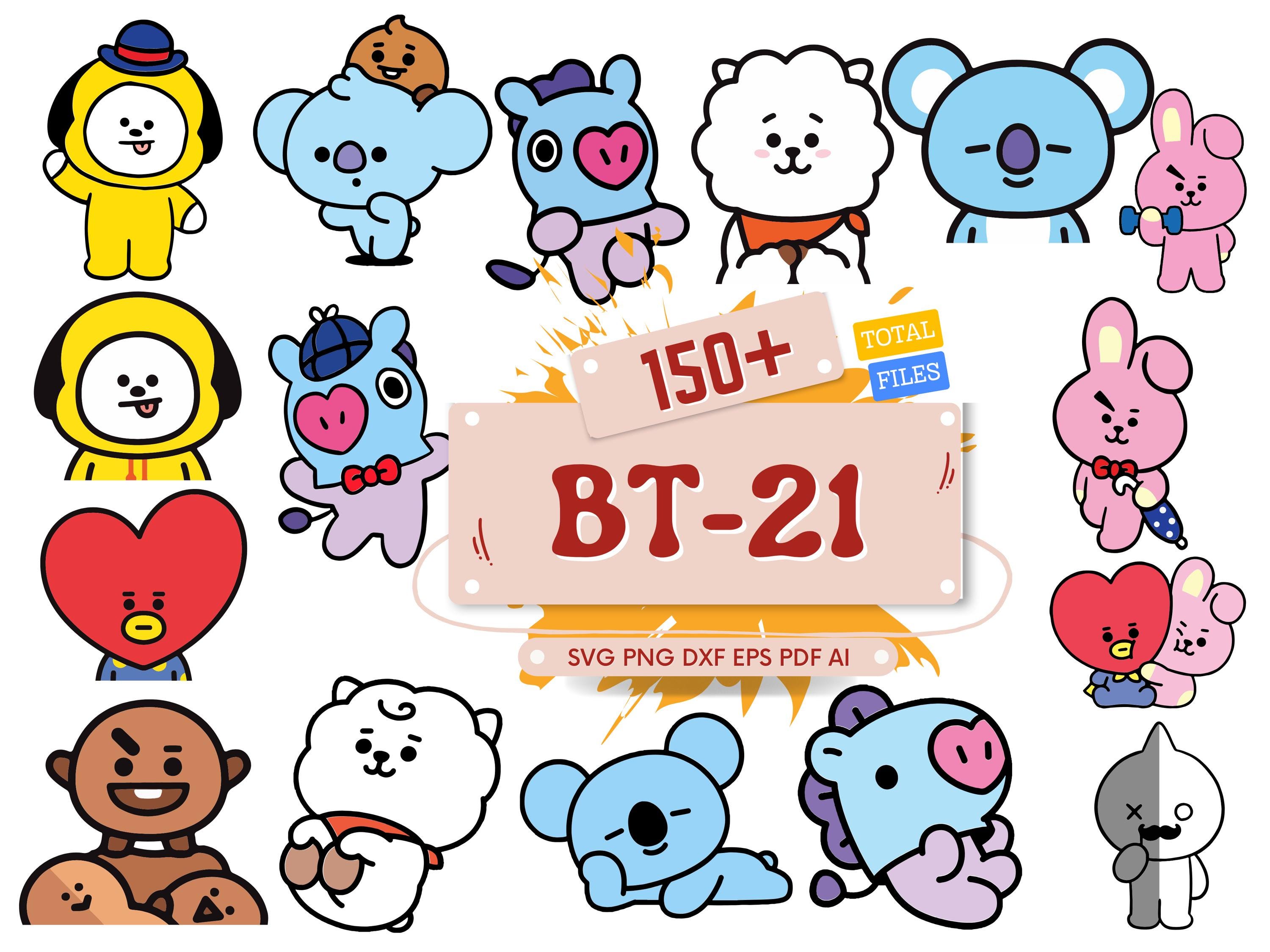 Bt21 stickers - Etsy 日本
