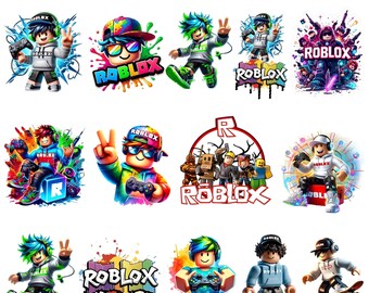 Roblox, Roblox Svg, Roblox png, Pakiet Robox Svg, Pliki Svg do gier dla Cricut, Dziewczyny z Roblox Svg, Chłopiec z Roblox Svg, Clipart Roblox, Czcionka Roblox, Gry