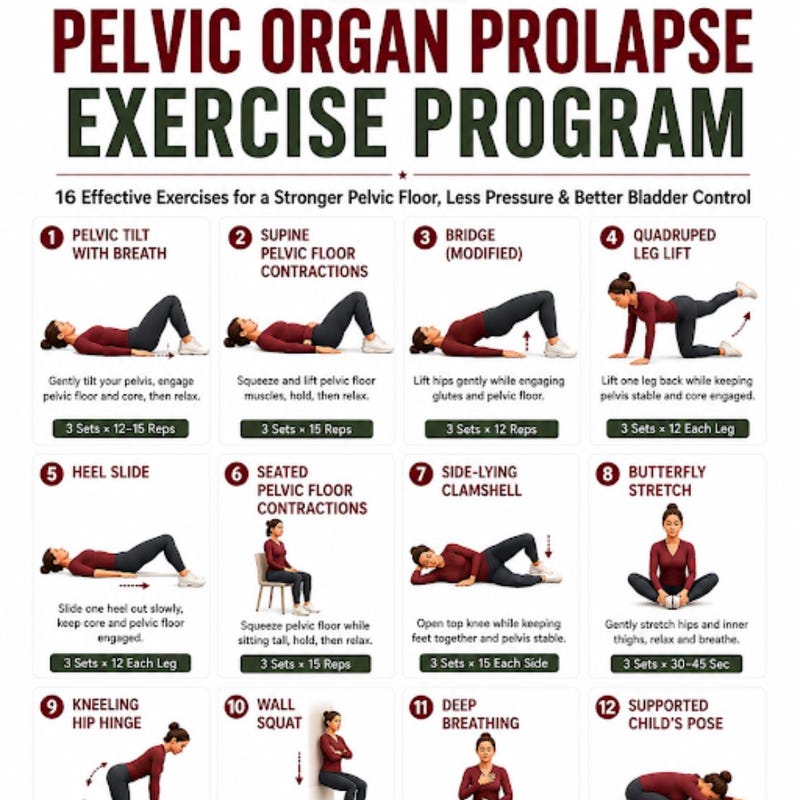 Prolapse Exercise - Etsy UK