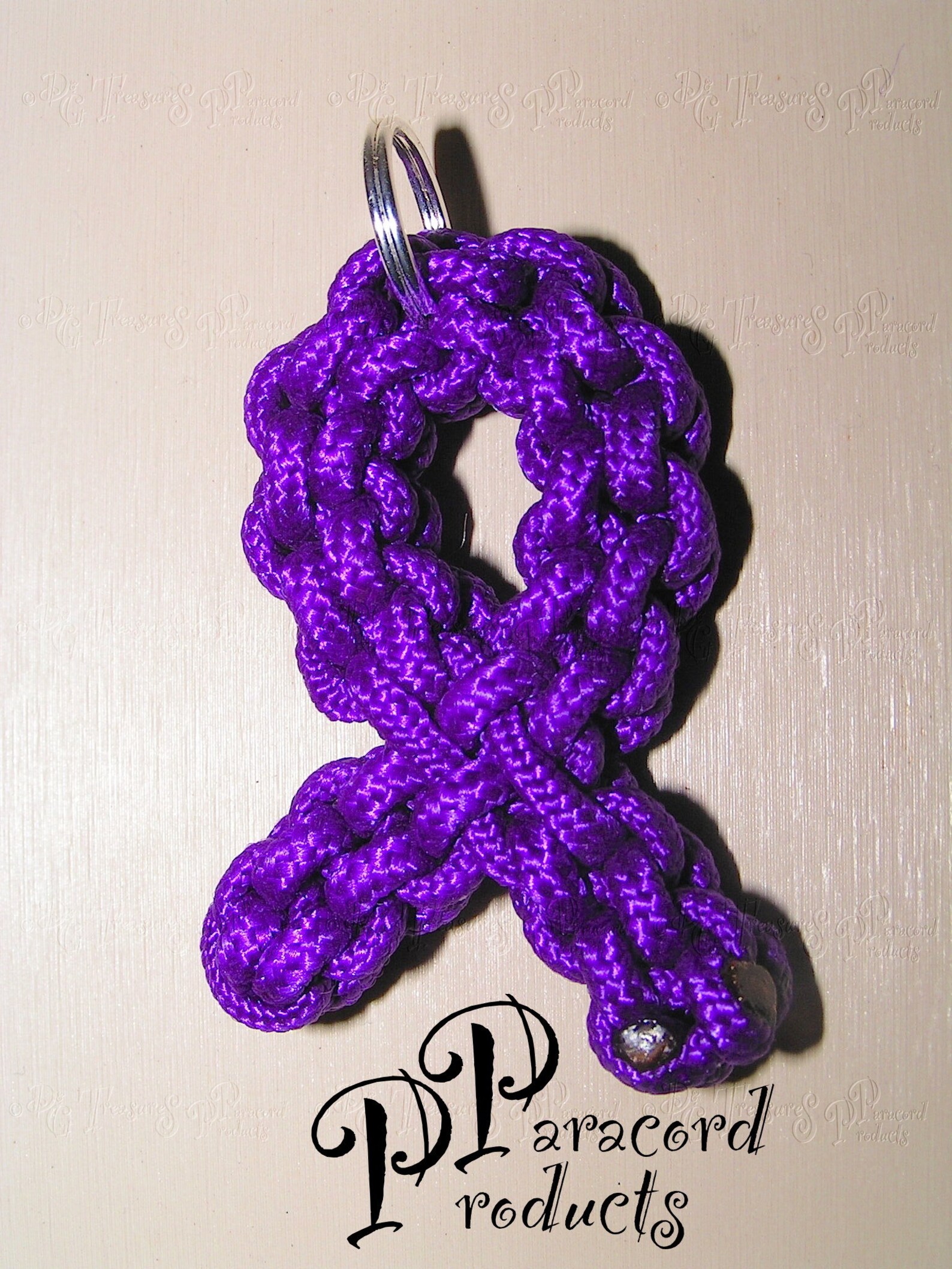 Multiple Color Options of Paracord Awareness Ribbon With a Etsy