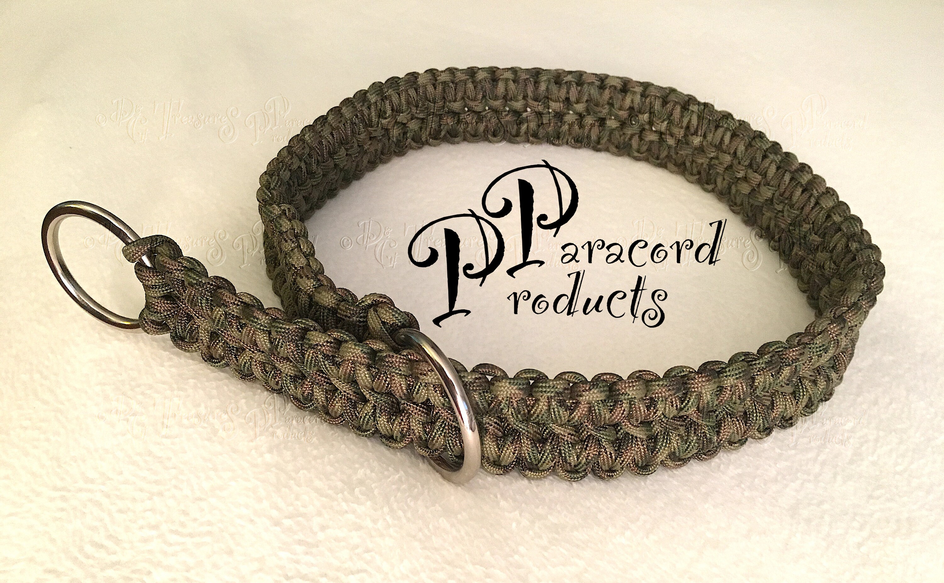 paracord dog choke collar