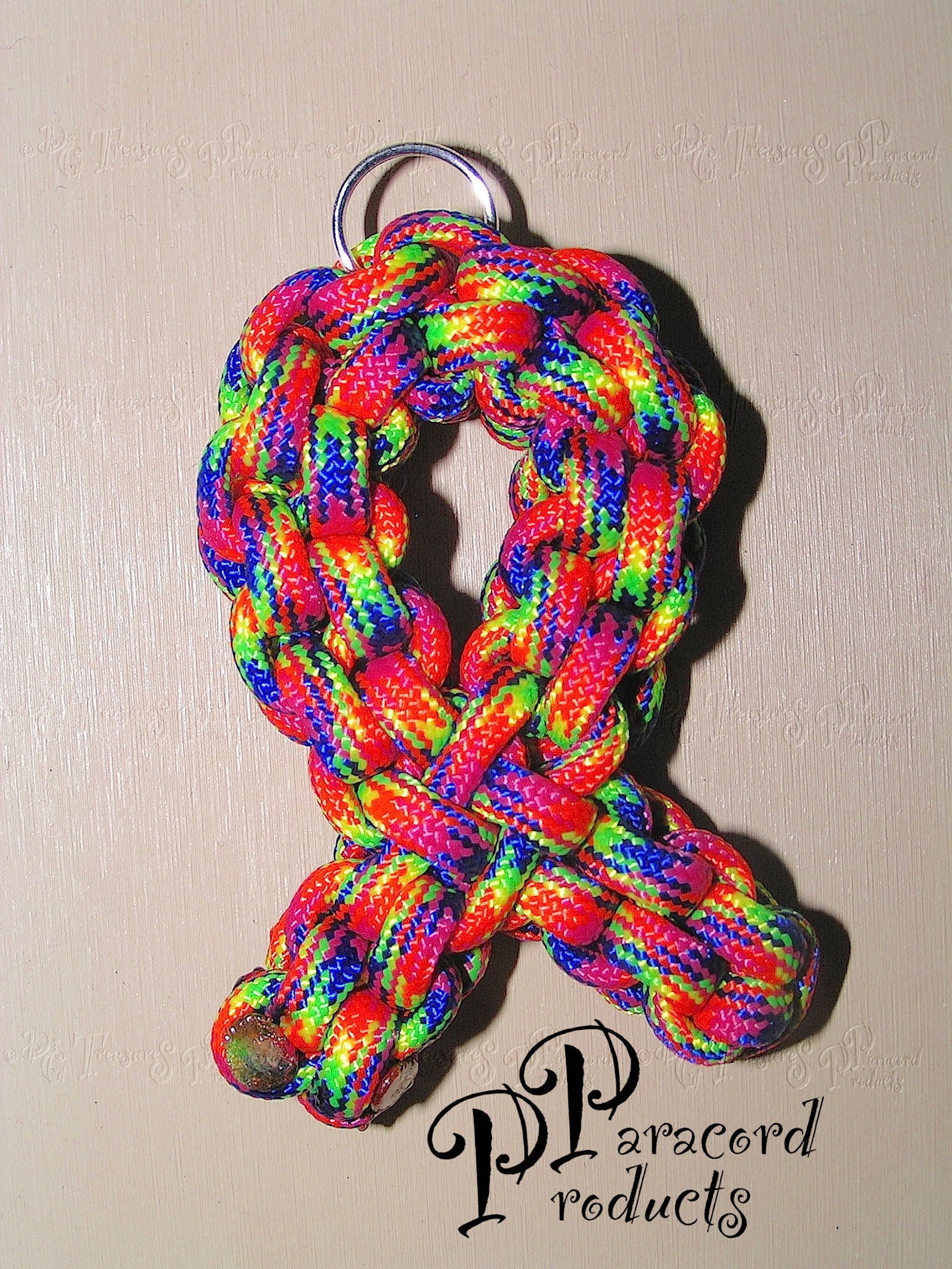 Multiple Color Options of Paracord Awareness Ribbon With a Etsy