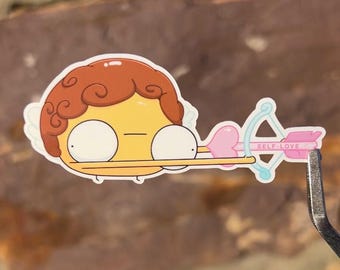 Self-Love Cupid Sticker | Self-Care | Mental Health | Valentines Day Sticker | Motivational | Cute | Silly | Surreal | Indie