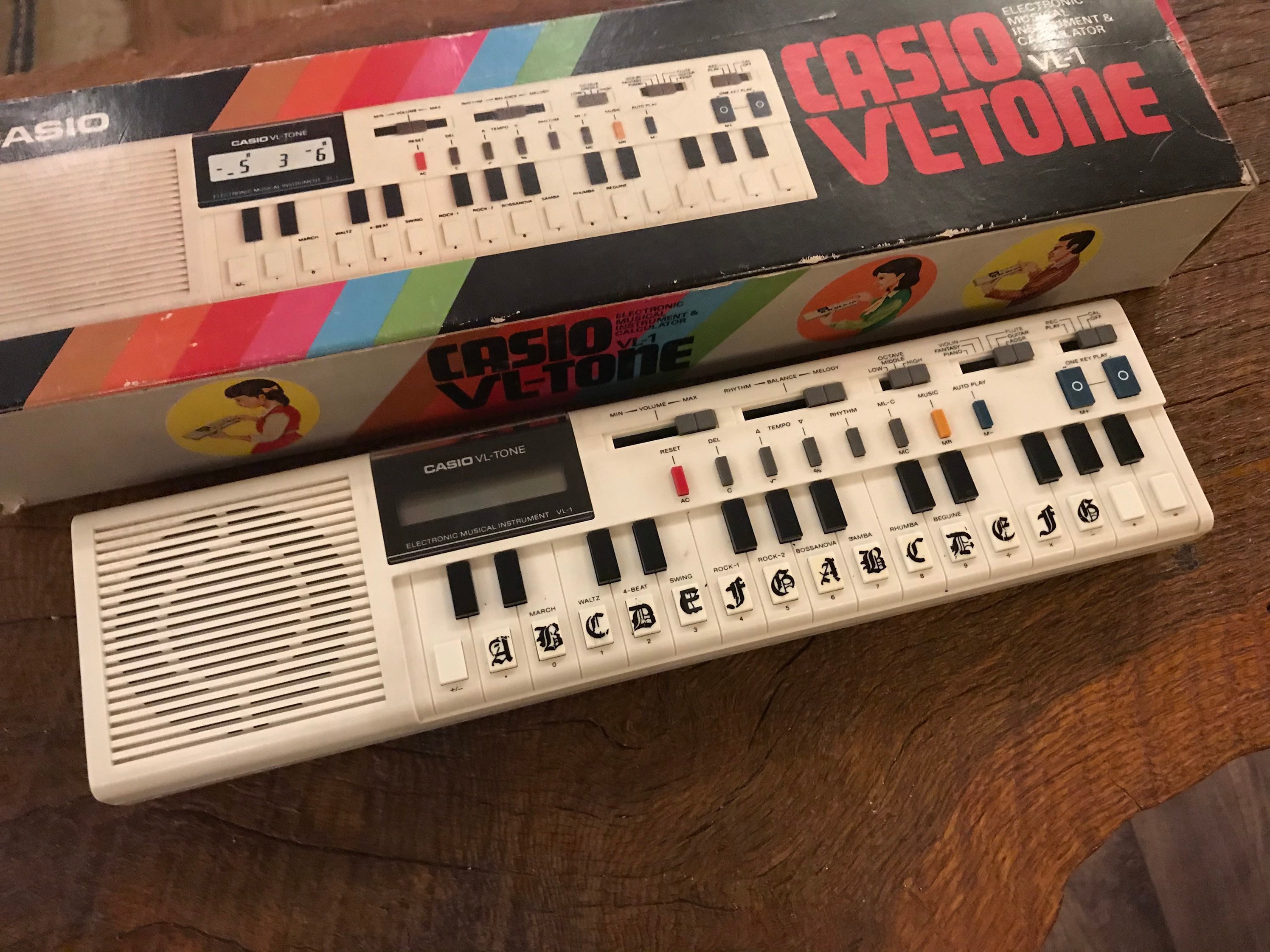 Vintage 1980s Casio Keyboard VL Tone VL1 mini 80s synthesizer Etsy