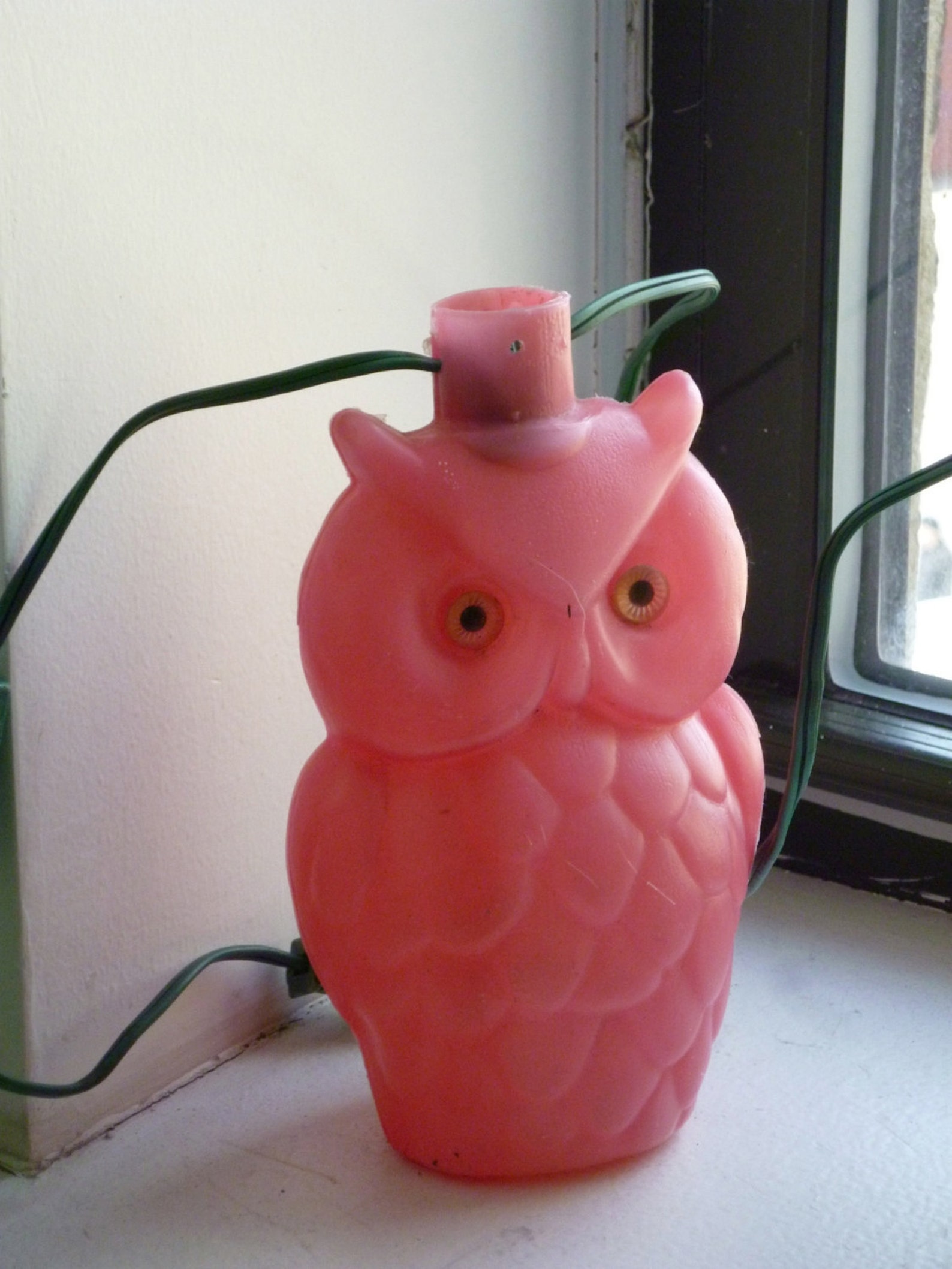 Vintage Owl String Lights Plastic Bright Colorful Tiki Etsy