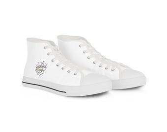 Vintage Skull Emblem High Top Sneakers | Vita Canvas High Tops