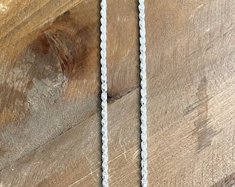 Sterling Silver Rope Chain