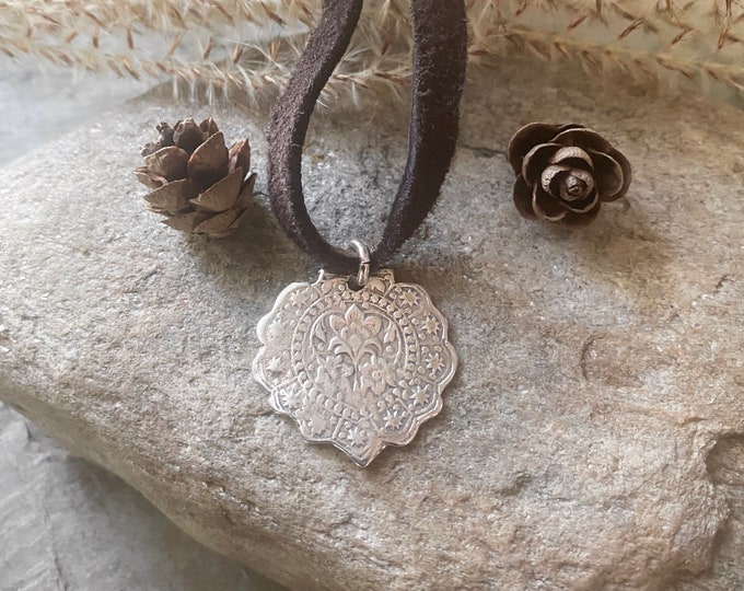 Sterling Silver Mandala Style Necklace or Pendant