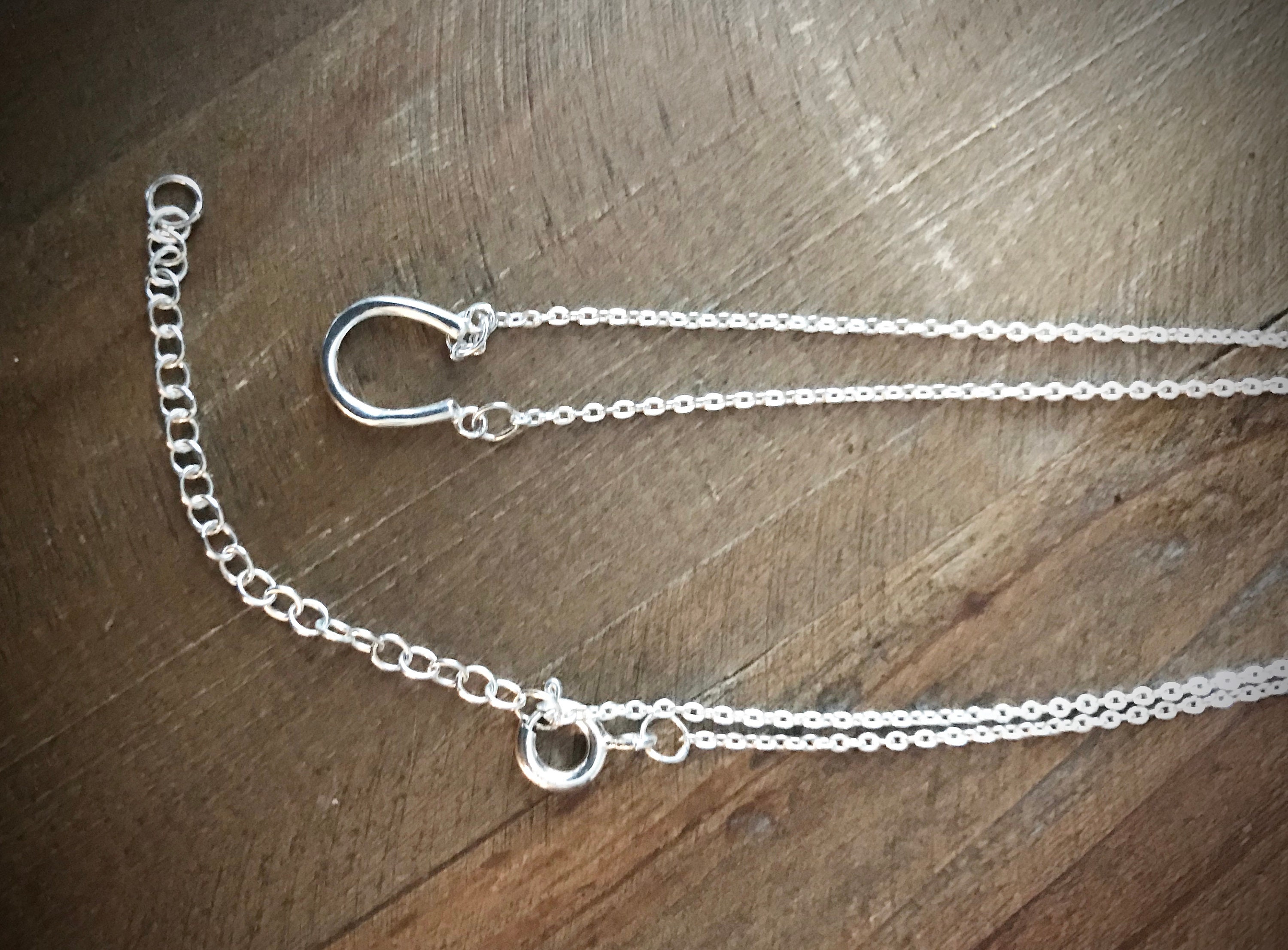 Sterling Silver Horseshoe Necklace