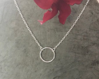 Sterling Silver Karma Necklace