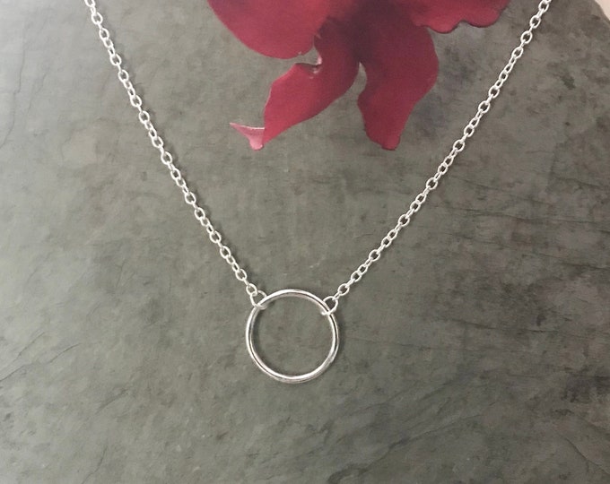 Sterling Silver Karma Necklace