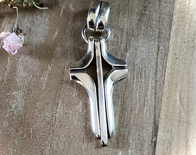 Sterling Silver 3 Part Cross Pendant