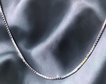 Sterling Silver Thick Box Chain