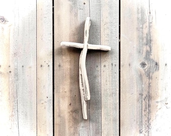 Sterling Silver Organic Cross Necklace
