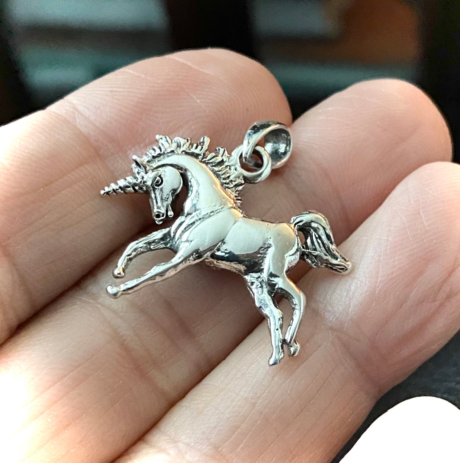 Unicorn Charm Sterling Silver Unicorn Charm Sterling Silver