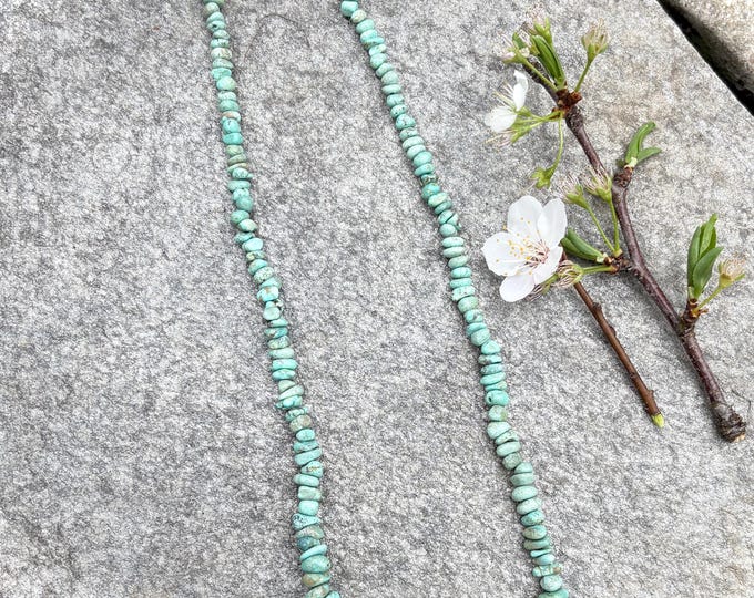 Natural Native American Made Turquoise  Necklace