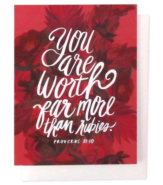 Worth Far More Than Rubies {Poster} Worth Far More Than Rubies {Poster}