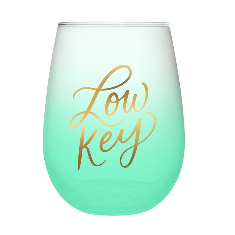 Low Key Wine Glass - Thimblepress