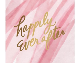 Happily Ever After Beverage Napkins