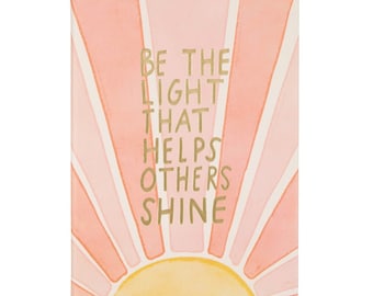 Be The Light 6x8 Journal