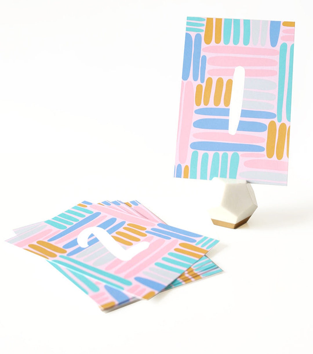 Abstract Table Numbers - Etsy