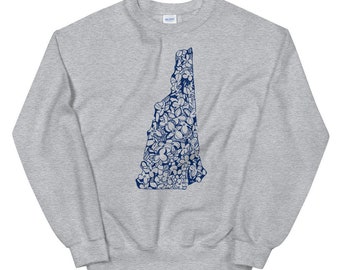 New Hampshire Purple Lilac Grey Sweatshirt