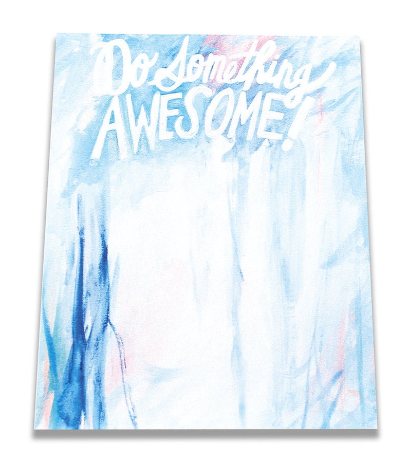 Do Something Awesome Notepad - Thimblepress