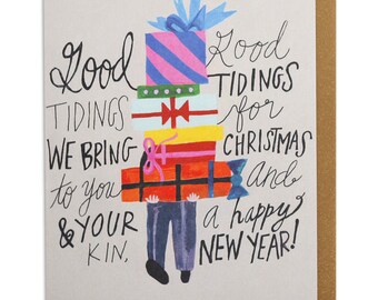 good tidings we bring greeting card