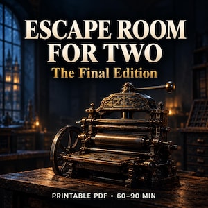 Printable Escape Room for Two | Date Night Puzzle Game | The Final Edition