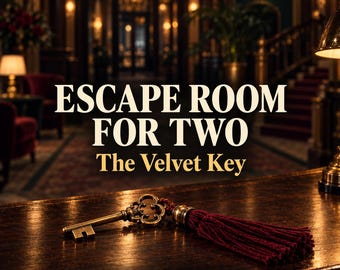 Printable Mystery Game for Two | Hotel Escape Room | The Velvet Key