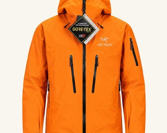 Men's Arc'teryx GORE-TEX Paclite Plus Hardshell Hooded Waterproof Hiking Rain Shell Windproof Outdoor Jacket