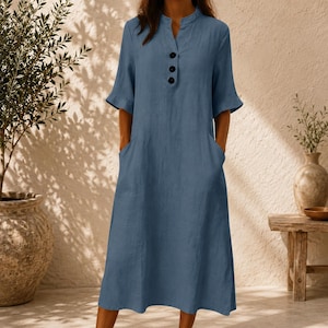 cotton boho dresses for women Womens White