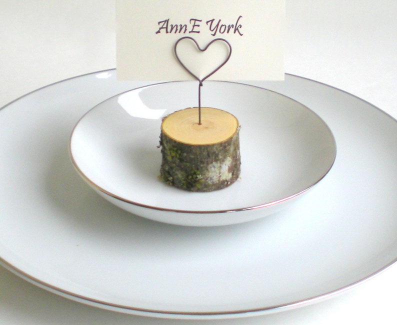 Place Card Holders 20 Guest Card Holders Card Stand Etsy