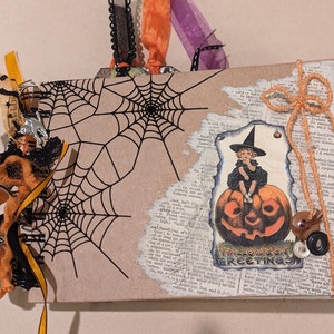 Halloween Greetings Junk Journal