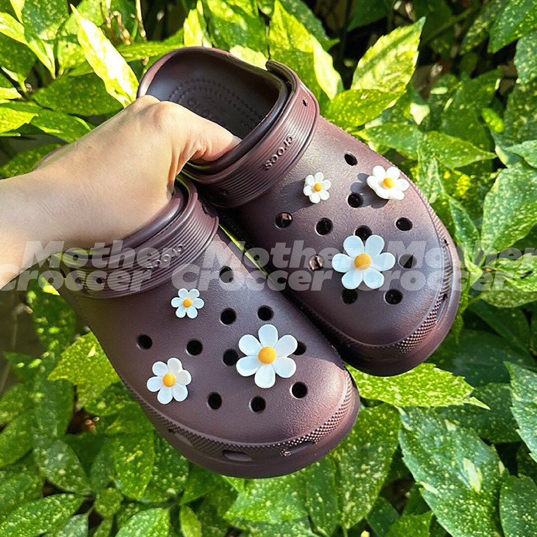 Daisy Flower Shoe Charms Set Etsy